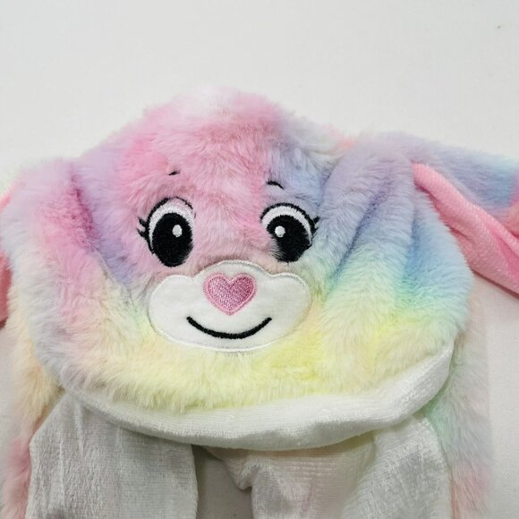 Bunny Rabbit Hat Ear Plush Toy Moving Easter Costume Colorful Rainbow Long Leg - Picture 7 of 10